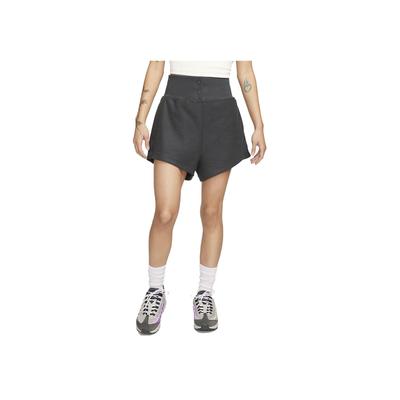 Solid Color Brand Logo High Waist Tight Shorts Women Shorts Black DV8304-060