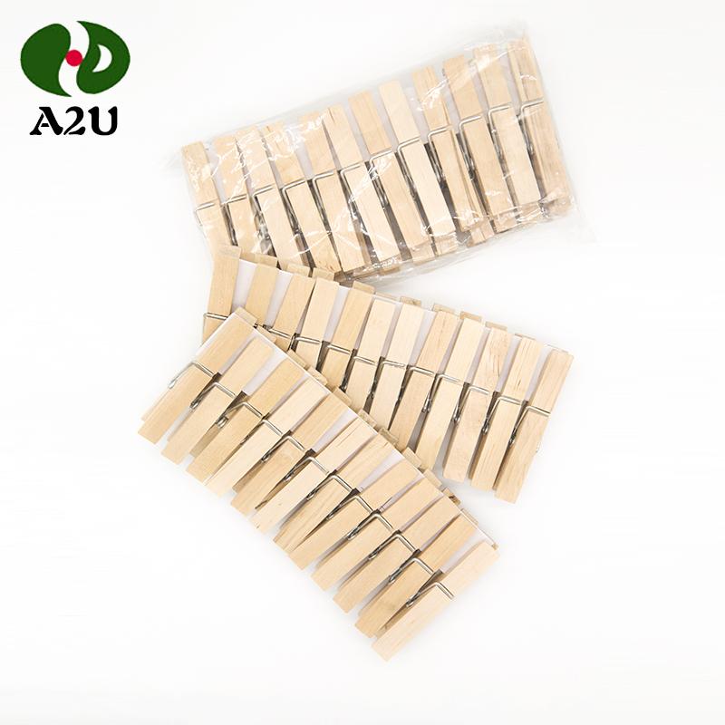 Bamboo Clothes Pins Wooden Clothe Peg Wooden Pegs  501ml&Other бежевый
