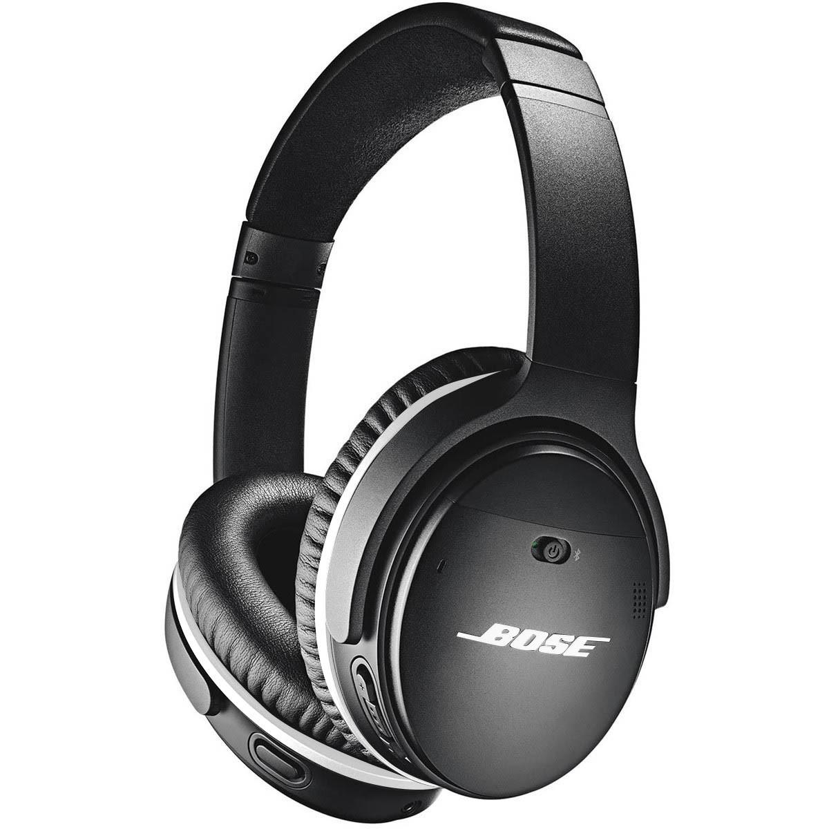 

Беспроводные Bluetooth-наушники QC35 с шумоподавлением и голосовым управлением Alexa One Size чёрный