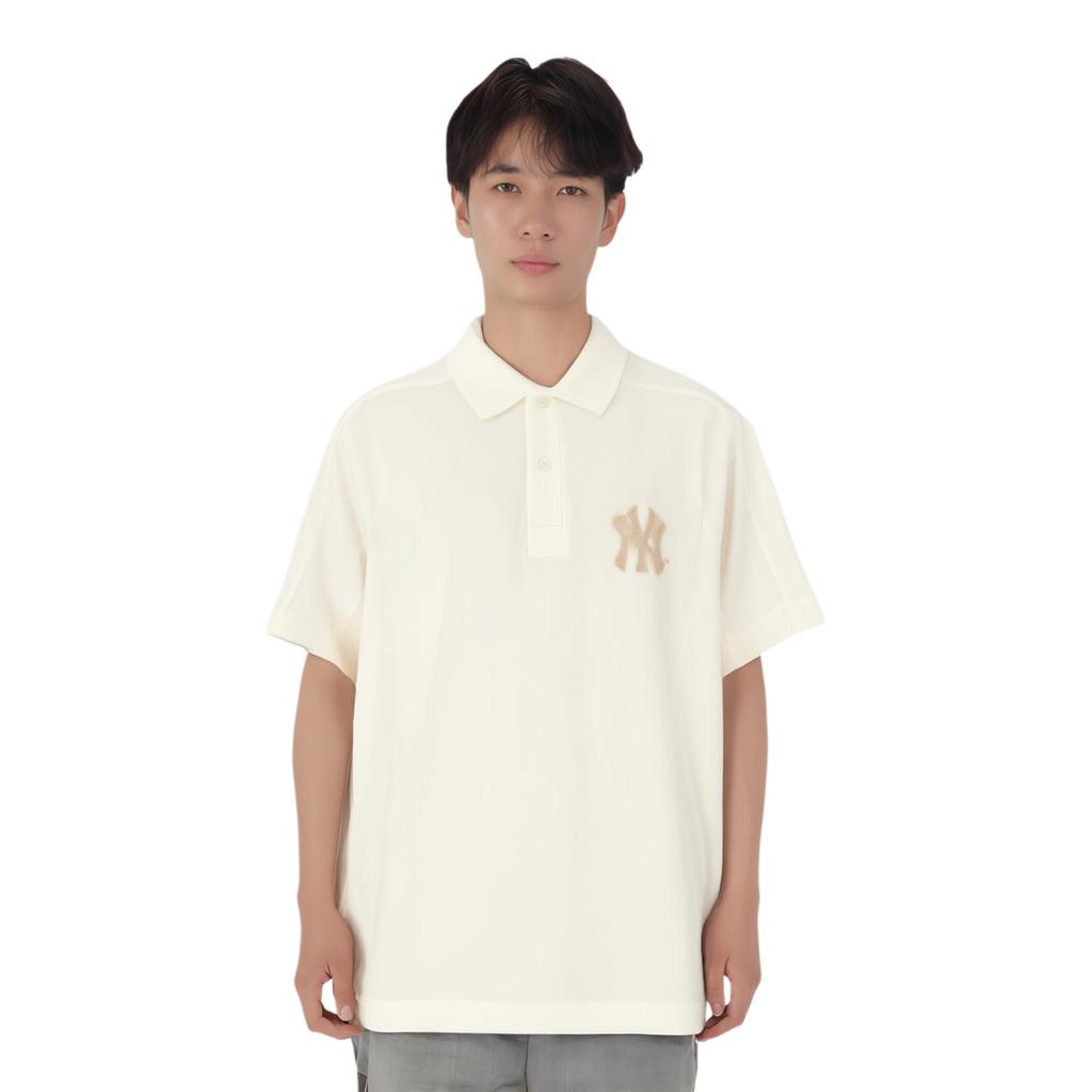 MLB T Shirts Men's Beige Crew Neck 3APQB0453-50CRD