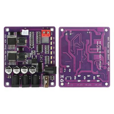 40W Battery Charging Board 4-Port Router Mini UPS Board 11.1V Power Module USB/DC Ports