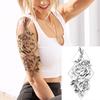 Hochwertige temporäre Rosen-Tattoos für Arm und Wade – Europäischer & Amerikanischer Stil