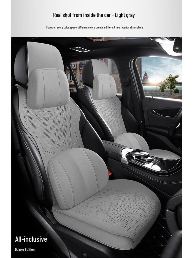 Universal Leopard 8 Breathable Seat Covers for 2025 Fangchengbao 5-Seater – All-Season Titanium 3 Cushions