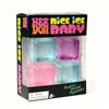 Needoh Nice Ice Baby Fidget Cube Set 4er-Pack Super Solide Knet-Sensorik-Spielzeuge Ungiftig Glitzer Maltose Quetschspielzeug für ADHS Geschenk