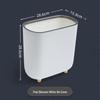 Kapa Slim Bathroom Trash Can with Lid