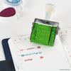 [Hobonichi] Sanbi x [Hobonichi] Rotating Stamp for Notebooks, Moomin, Notebook Accessory, Multicolor, 90x61mm