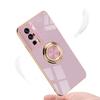 Custodia Magnetica ad Adsorbimento per Auto Placcatura 6D Silicone TPU con Anello Per Xiaomi Poco F5 X5 Pro Cover Protettiva a Conchiglia con Supporto Posteriore