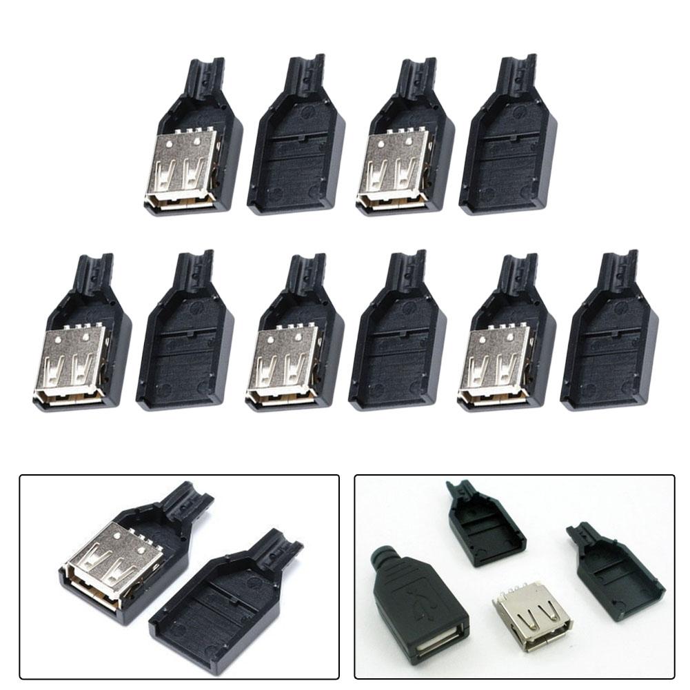 Power Charger USB Female Socket USB 2.0 5V Mobile Direct Insertion