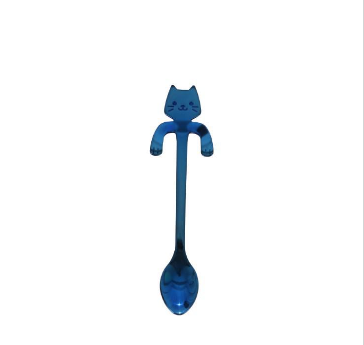 304 Stainless Steel Cat-Shaped Coffee Stirring Spoon