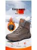 Plus Size Tactical Winter Boots: Warm, Velvet-Lined, Thick Snow Martin Boots for Men