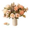 Handheld Flower Artificial Rose Real Touch Hydrangea Flower Simulation Flower  Wedding Decoration