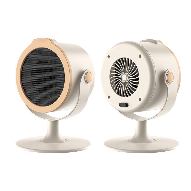 Portable Mini Desktop Heater Warm Air Adjustment Suitable for Use on Home and Office desks as well as a Foot Warmer