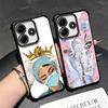 Doctor Nurse Cartoon Plating Phone Case For Xiaomi Redmi Note 14 15 Pro Plus 13 12 11 11S 11T 10 9S 9 5G Anti-Fall Airabag Cover