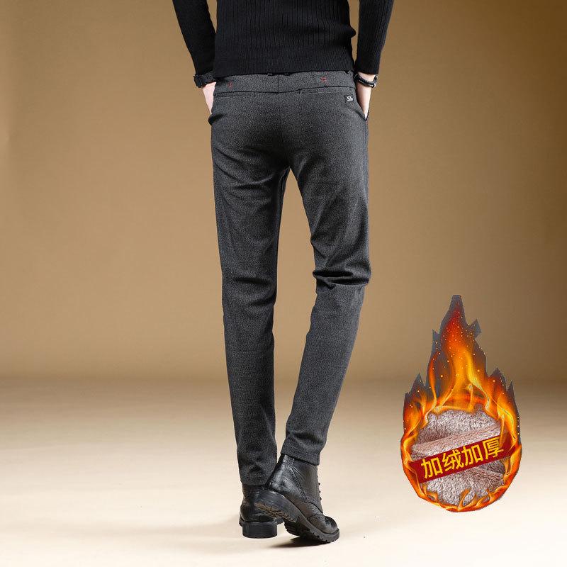 Men's Slim Fit Business Casual Pants - Soft, Elastic, Anti-Pilling, Breathable, Straight-Leg for Spring & Autumn