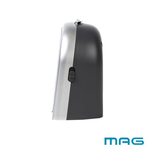 MAG Alarm Clock, Analog, Cat Design, Cute, Kids', Quiet, Continuous Second Hand, Electronic Sound, Alarm, Snooze, Light, Silver, Migrate T-747 SM-Z, N