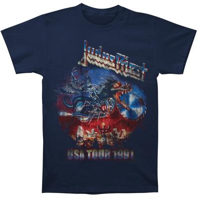 Judas Priest Painkiller US Tour 91 T-shirt X-Large Marinblå Unisex T-shirt