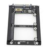 Dual Msata SSD To 2.5inch SATA III Adapter 6Gbps Supports Hot Swap SATA III SSD Adapter Card with