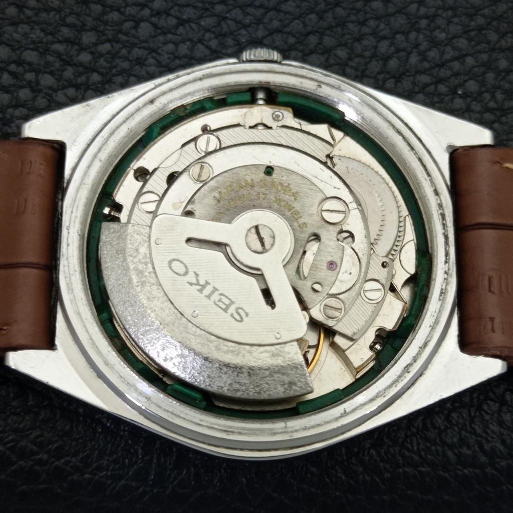 JAPAN VINTAGE SEIKO 5 AUTOMATIC 6309A MENS BROWN COLOR DIAL WATCH a701532-5 R206b-a701532