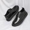 New Men Shoes Classic Men Dress Shoes Leather Wedding Shoes Men Formal Flats Business Shoes Flats Luxury Brand Black Shoes