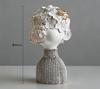 Statua Bambola Soffia Bolle Arte Astratta, Decorazione Soggiorno, Artigianato Decorativo Scultura in Resina, Accessori Decorazione Casa