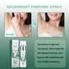 Ouhoe Green Tea Underarm Deodorant Spray For Long Lasting Freshness And Odor Control 40ml Portable Body Care Solution