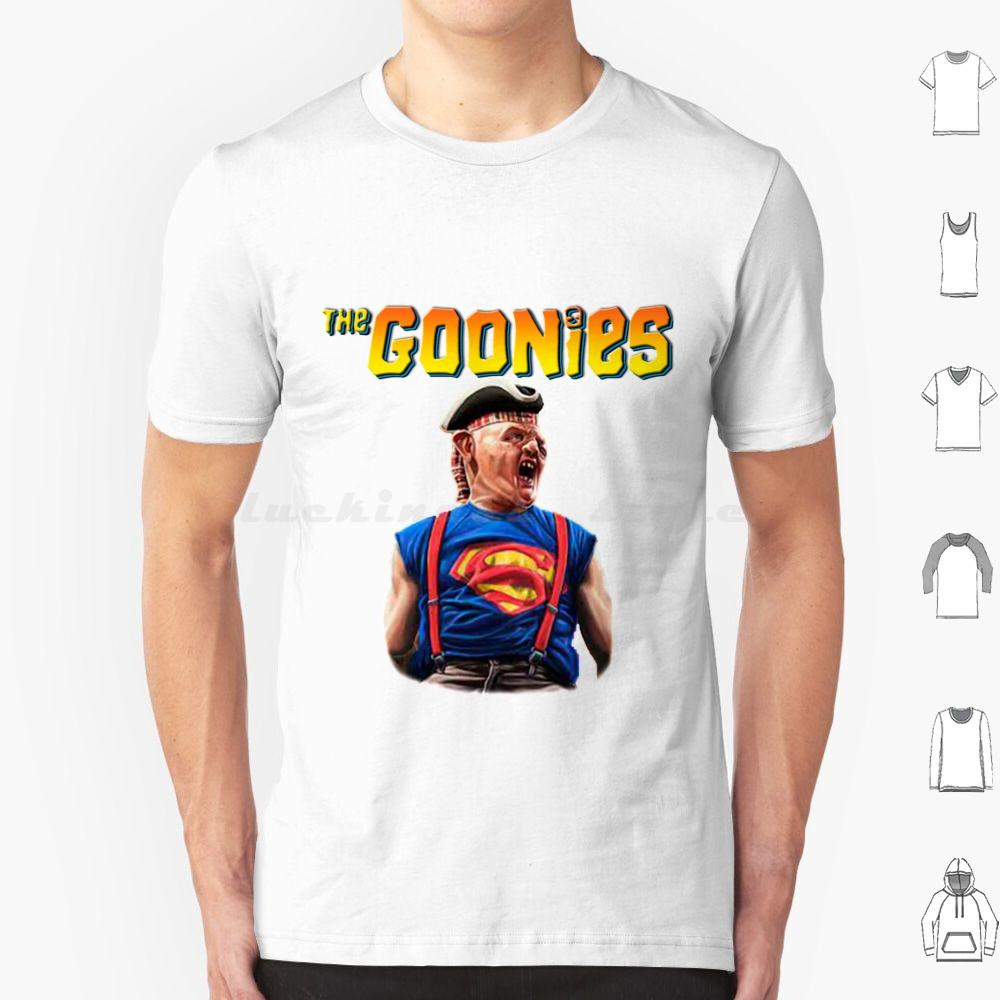 Sloth T Shirt Big Size 100 Cotton Goonies Movie 80s Skull Film Never Say Die Funny Mouth Sloth Data Pirate Adventure Movies S