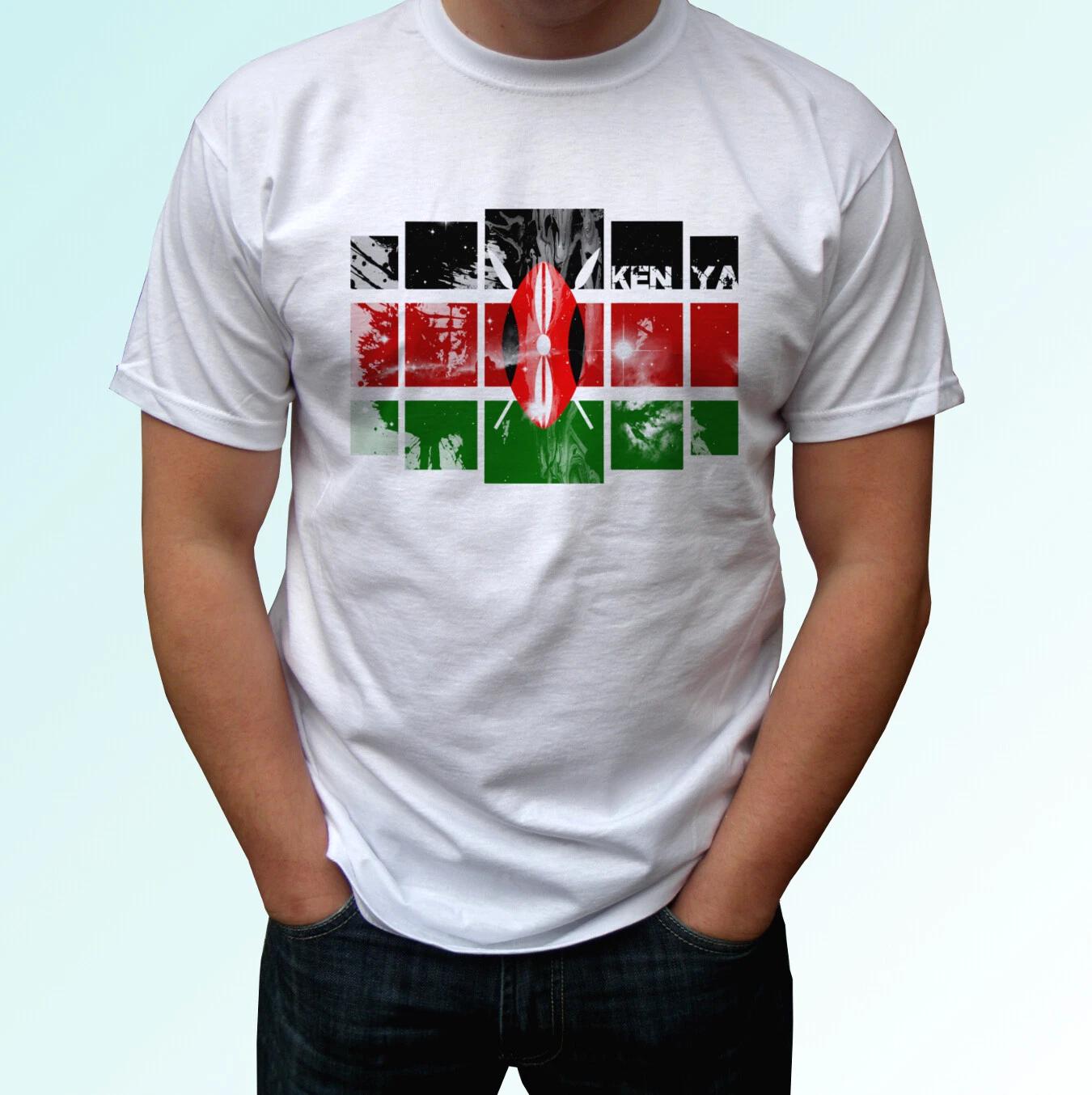 

Kenya flag modern white kids boys T-Shirt holiday top design s s kids sizes 140