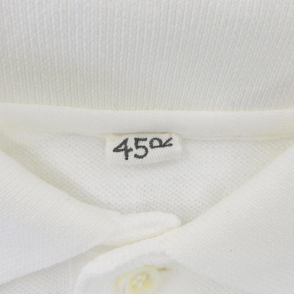 45R Excellent Condition Jinba Canoko 33 Color Horse Polo Shirt, Cotton, Women's, White, 50471381 Tops ― whiteUsed
