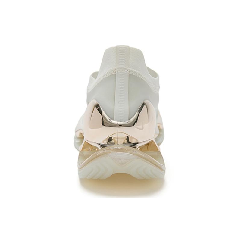 Mizuno Hajime Sorayama X Mizuno Wave Prophecy 'White Champagne Gold' Sneakers D1GA212504