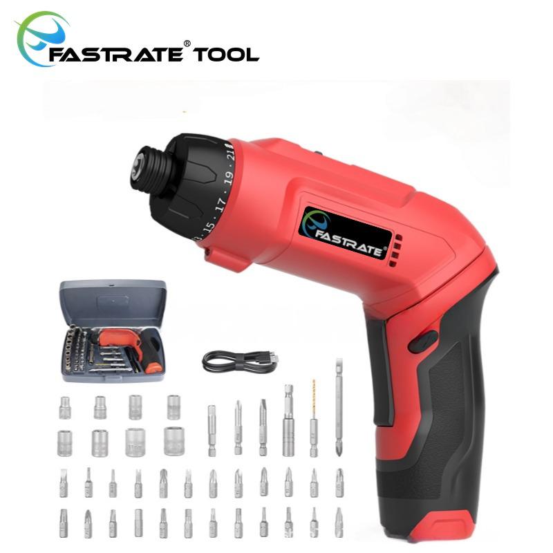 Compact Electric Screwdriver Set - Mini Handheld Tools for Household Use