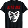 Dracula Beiß mich Porträt T-Shirt