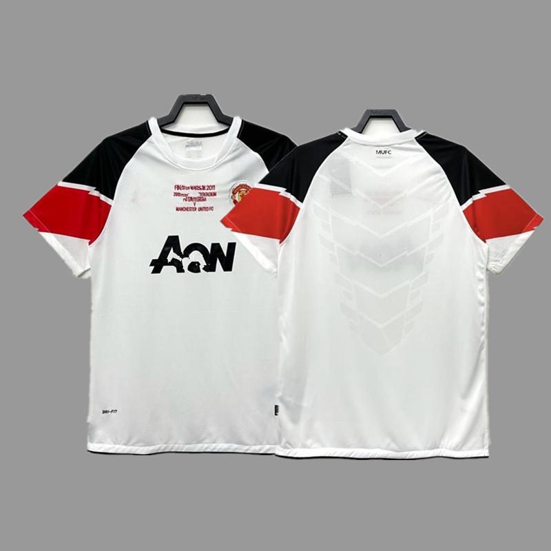 Man L Retro Jersey Football Jersey No. 7 Beckham Cantona C Ronaldo Rooney Giggs Jersey