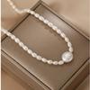 High Quality Fashion Natural Freshwater Pearl 14K Gold Filled Lady Short Chain Necklace  Women Birthday Gifts No Fade