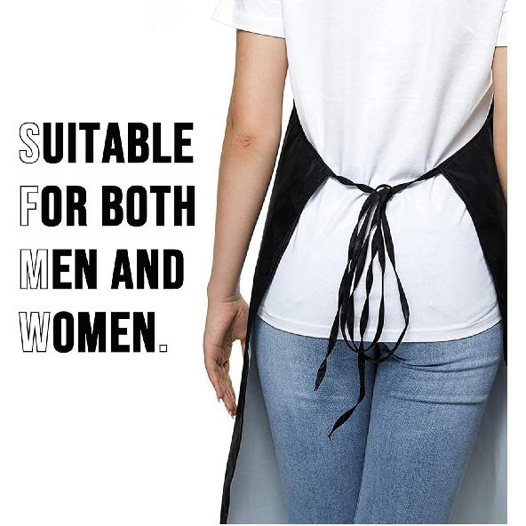 Don't Worry, I Watched a YouTube Video Funny Waterproof Apron for Guys - BBQ Dad - Men's for Grilling, Kitchen With Pockets - Funny for Men and Women