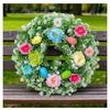 Plastic Foam Construction Easter Wreath Spring Egg Wreath
