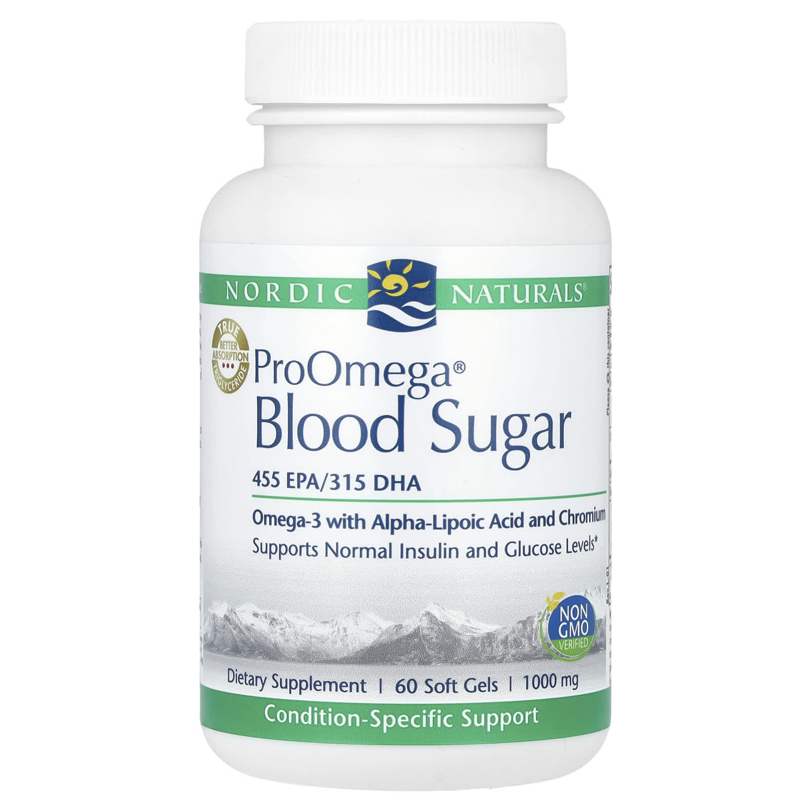 

Proomega® Blood Sugar, 60 Softgels