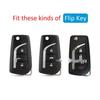 Toyota Key Shell Folding Carbon Fiber Protective Cover for Camry and Reiz Modified Keys