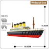 Mini Blocks Titanic Building Blocks Model Big Size 60cm Figures Educational Toys Boat Kids Gifts