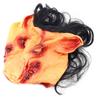 Halloween Strašidelné Masky Novinka Prasečí Hlava Horor S Vlasy Masky Caveira Cosplay Kostým Realistický Latex Festivalové Potřeby Maska