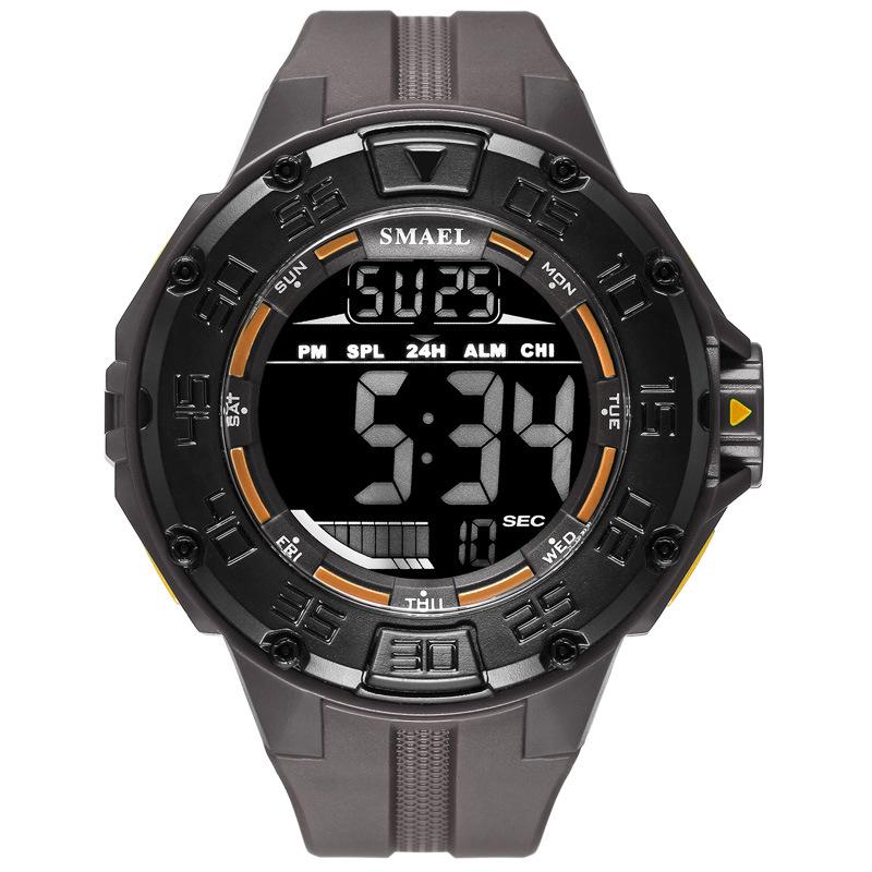 SMAEL Outdoor Multi-functional Sports Electronic Watch Glow-in-the-dark Waterproof Large Dial Watch