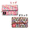 Hatayama Shoji Free Japanese Sanrio H13 X 33201927 Pouch, Pattern, Characters, Black, Approx. W20cm,