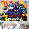 Personalized Kamen Rider Decade Background Tapestry,Custom Name Birthday Party,Multifunctional Wall Decoration for Home Decor,Various Occasions