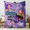 K-POP Demon-Hunters Blankets For Office Home Camping Nap Leisure Sofa Blankets Warm Birthday Gifts For Girls Huntrix Blankets