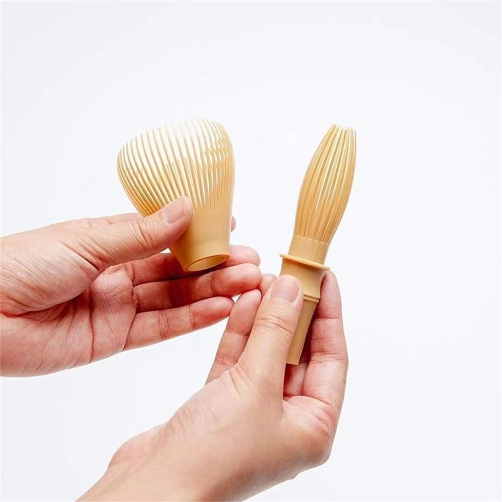 Míchačka na matcha Snadno čistitelný Plastový míchací nástroj pro japonský matcha prášek Zelené čaje Ceremonie Čaje Míchací štětec