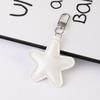 Yousheng Keychain Pendant Imitation Leather Soft Cotton-Filled Star Shape Key Chain with Metal Buckle Bag Hanging Ornament