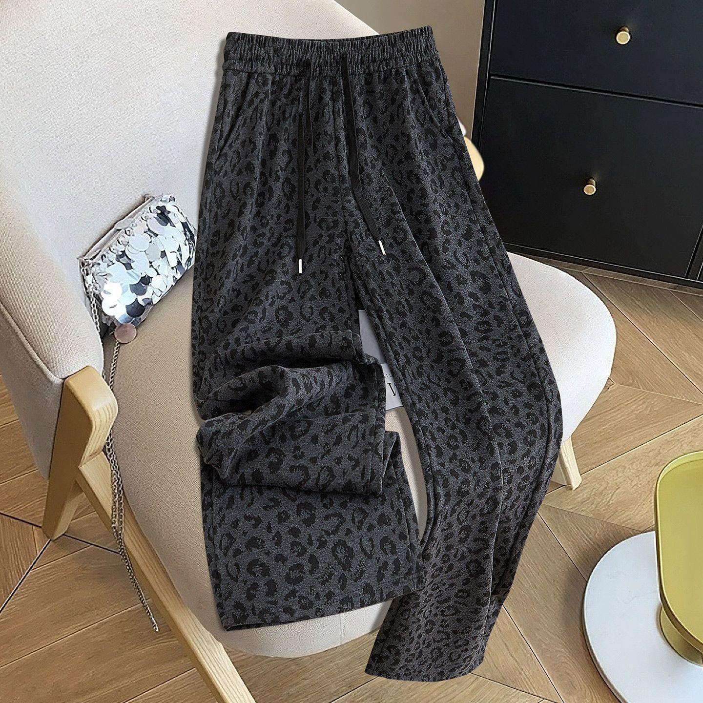 

Women s Slimming Leopard Print Drawstring Pants - Autumn 2025 Collection XL - recommended for 120-135 jin