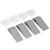 4Set Door Stoppers Non Slip Rubber Door Bottom Stop Wedge Accessories for Home Improvement