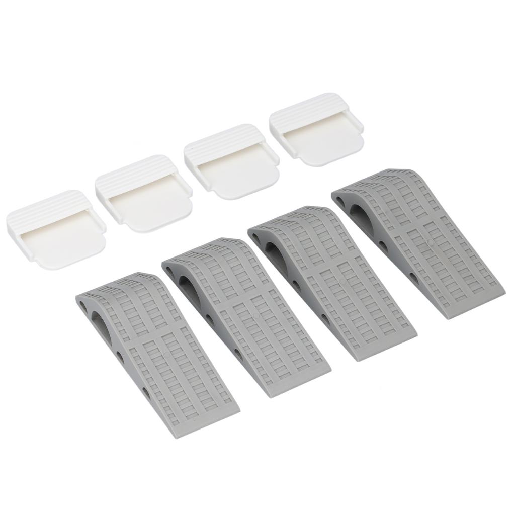 4Set Door Stoppers Non Slip Rubber Door Bottom Stop Wedge Accessories for Home Improvement