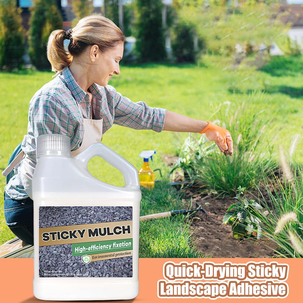 Klej do kamienia Szybkoschnący Klej krajobrazowy Przezroczysty Wodoodporny Klej do skał Uszczelniacz Klej Stabilizator Zewnętrzny Ogród Żwir