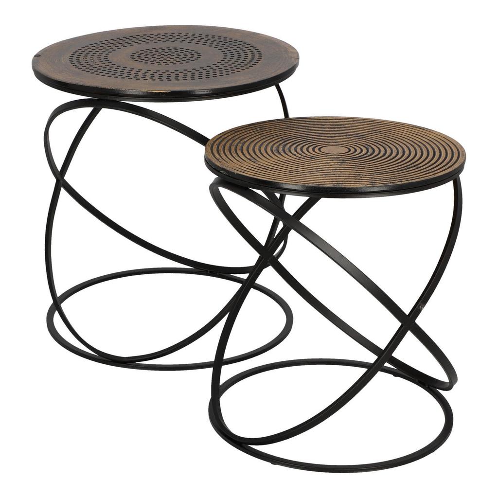 Set aus 2 Etnik-Tischen